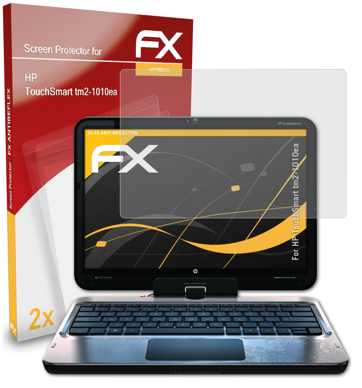 ATFOLIX 2x HP tm2-1010ea) FX-Antireflex Displayschutz(für TouchSmart