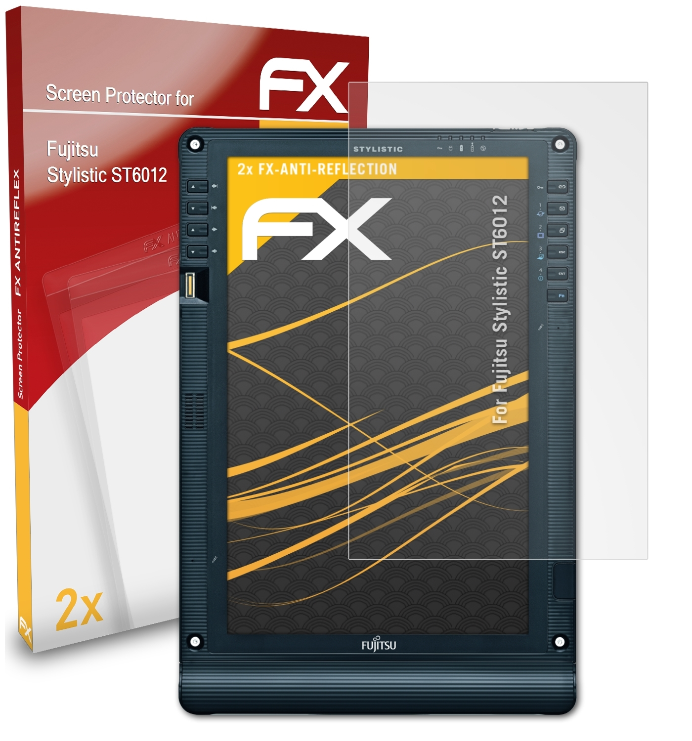 Fujitsu ST6012) Stylistic FX-Antireflex 2x ATFOLIX Displayschutz(für