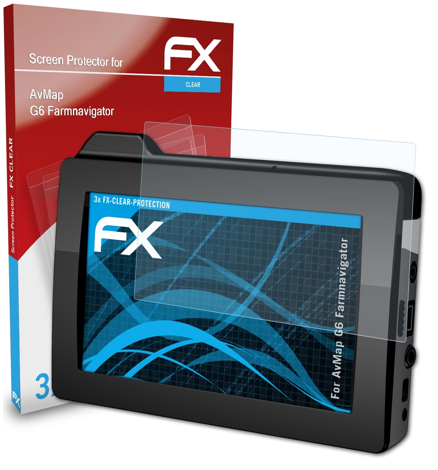 FX-Clear Farmnavigator) G6 Displayschutz(für AvMap 3x ATFOLIX