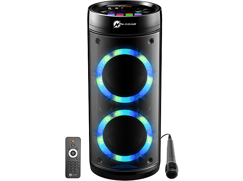 N-GEAR Go Lautsprecher, Bluetooth Party Schwarz