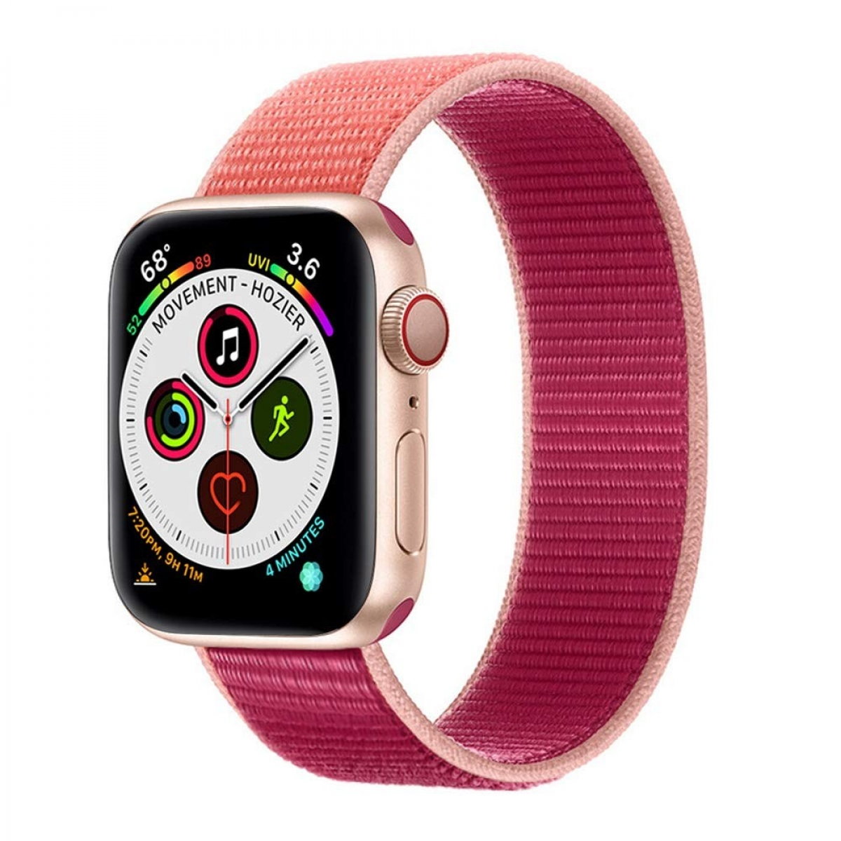 Multicolor CASEONLINE 6 Apple, Nylon, 44mm, Smartband, Watch