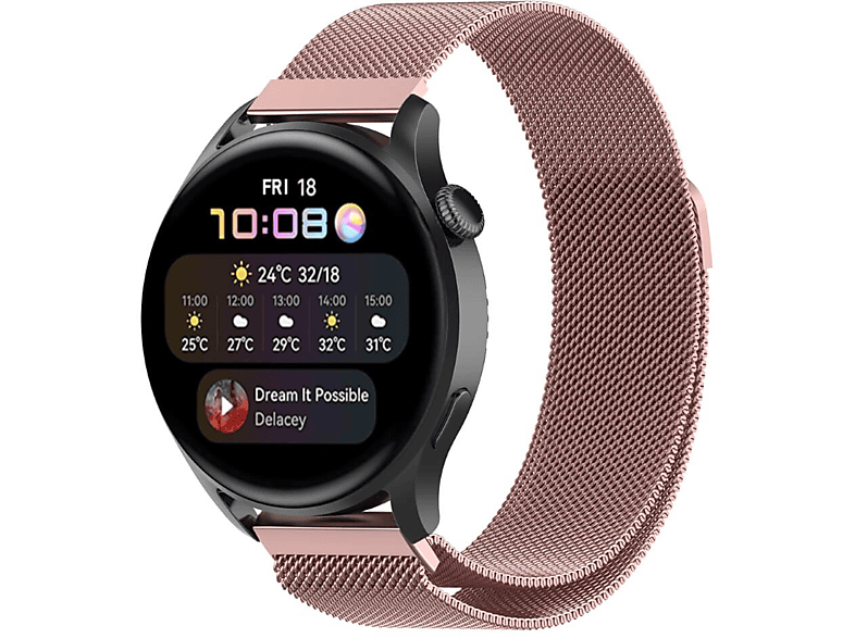 3 Milanaise, Huawei, Watch Multicolor Pro, CASEONLINE Smartband,