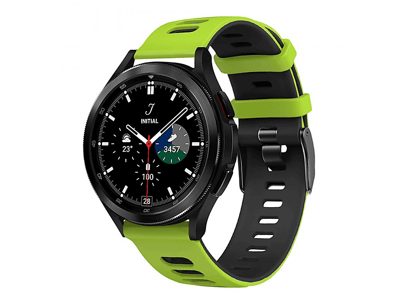 CASEONLINE Twin, Smartband, Samsung, Galaxy Watch 4 Classic (42mm), Multicolor | Smartwatch Armbänder