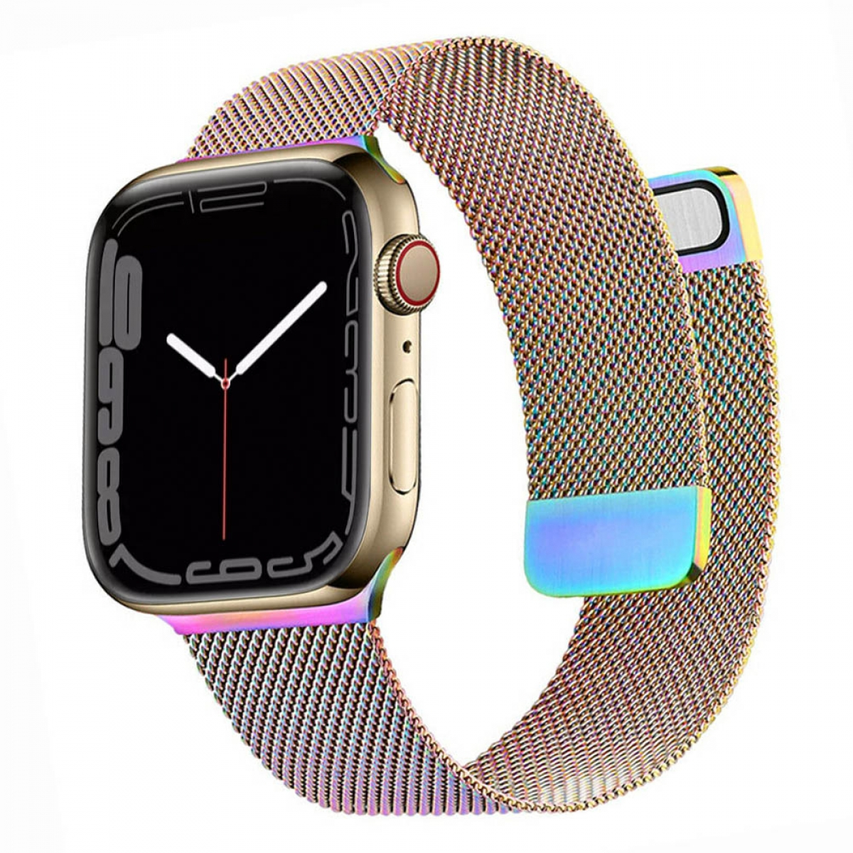 CASEONLINE Milanaise, 45mm, Watch Multicolor Smartband, 7 Apple