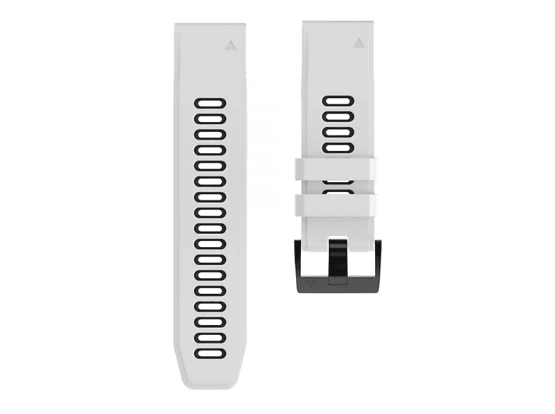 CASEONLINE Twin, Weiß/Schwarz Vertix, Garmin, Smartband