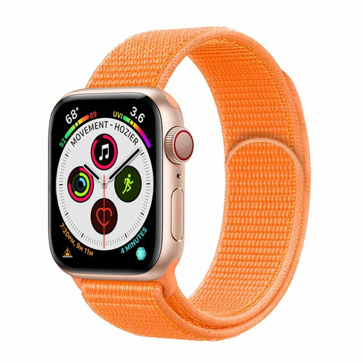 Nylon, 5 Watch Multicolor Smartband, 44mm, CASEONLINE Apple,