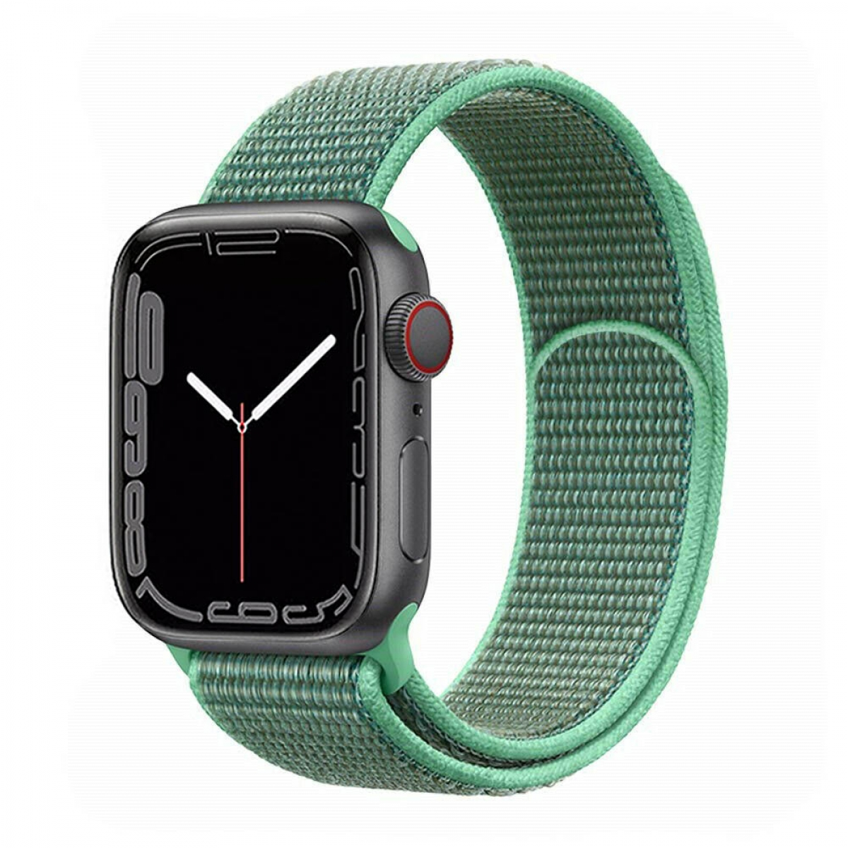 Smartband, Multicolor 7 Apple, Watch CASEONLINE Nylon, 45mm,