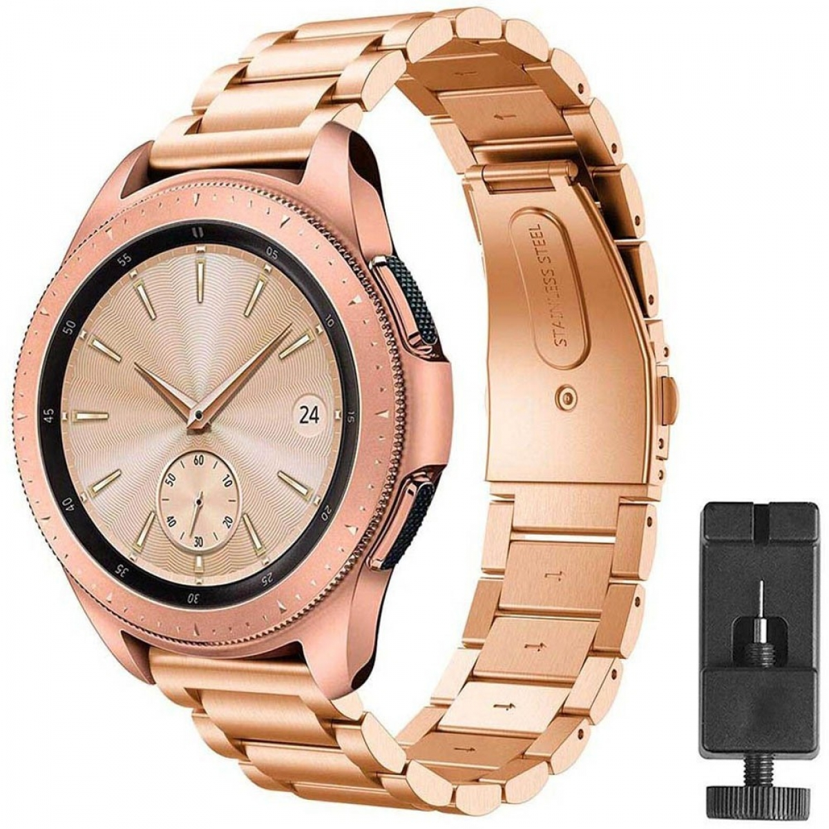 CASEONLINE Edelstahl, Smartband, Samsung, Galaxy Multicolor Watch 42mm