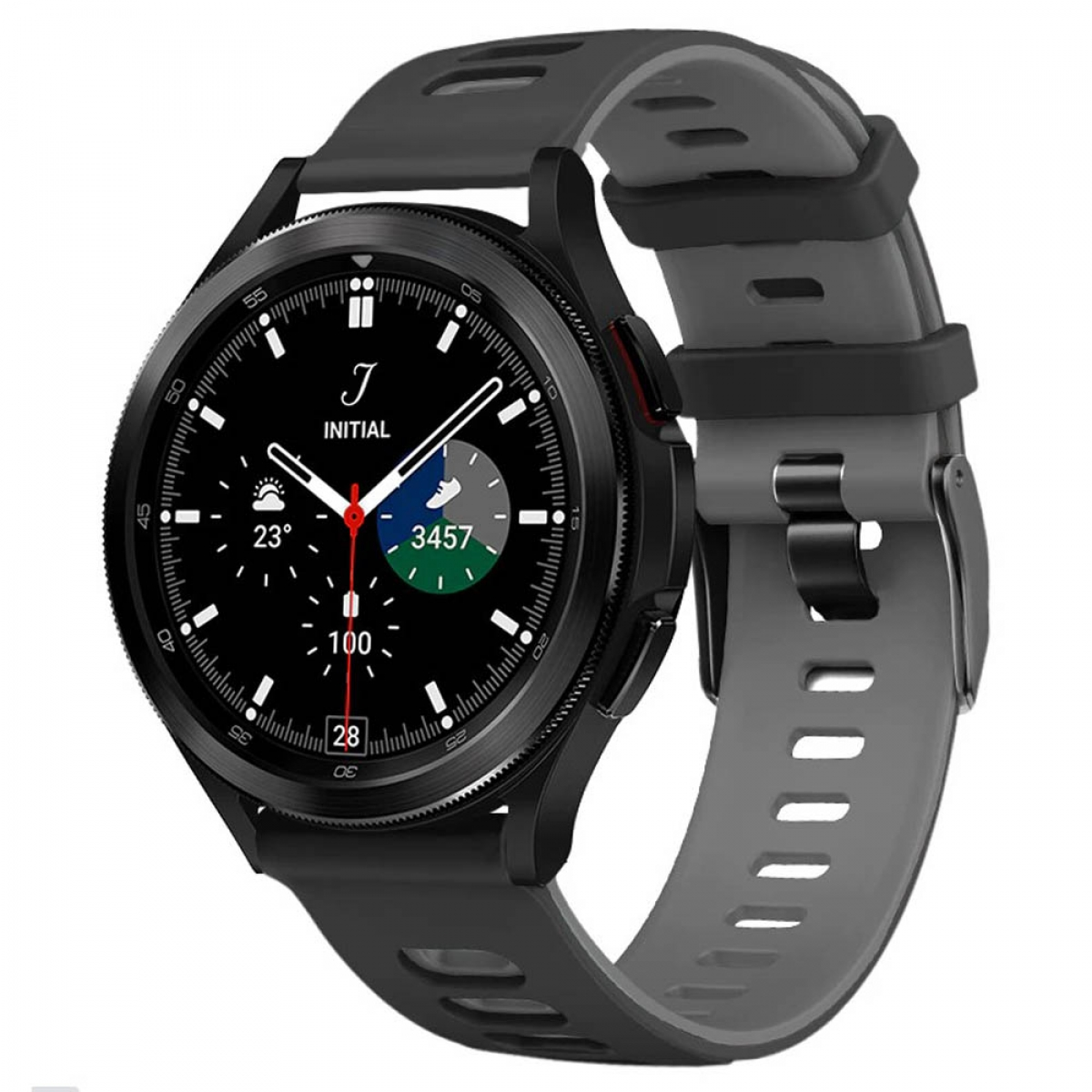 CASEONLINE Twin, Smartband, Garmin, Galaxy (45mm), Schwarzgrau Pro 5 Watch