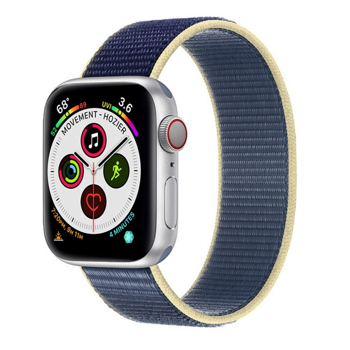 Nylon, Watch Apple, CASEONLINE Smartband, Multicolor 6 44mm,