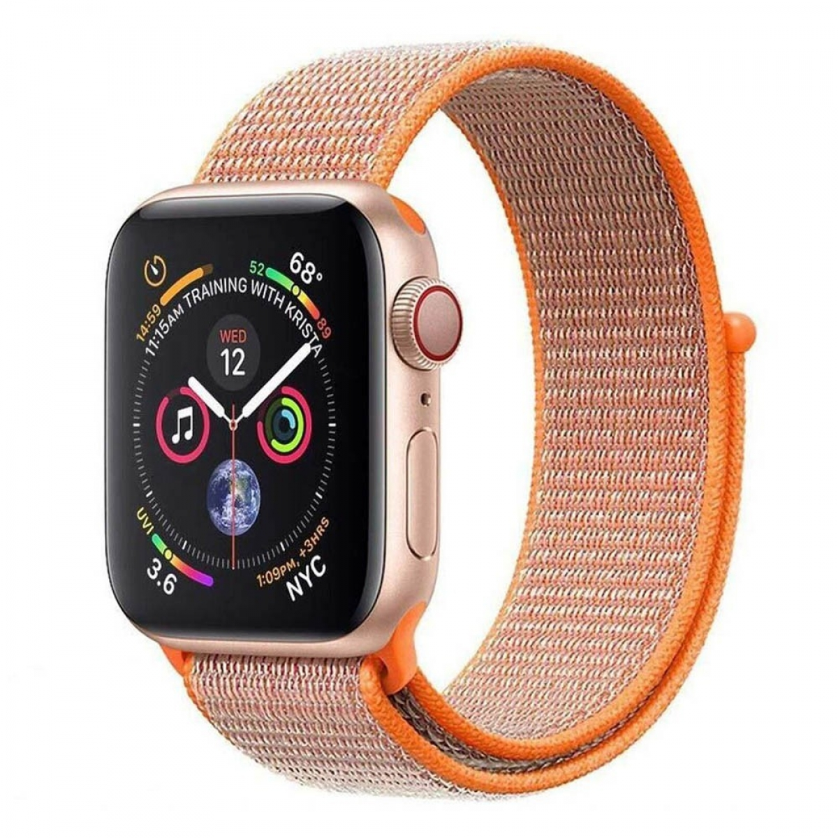 CASEONLINE Nylon, Smartband, Apple, 44mm, Multicolor Watch