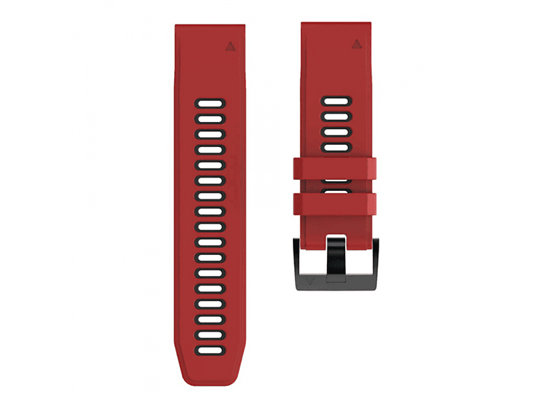 CASEONLINE Twin, Smartband, Garmin, Descent Mk2S, Rot/Schwarz | Smartwatch Armbänder