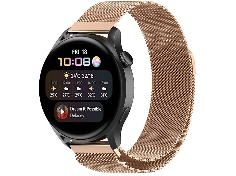 Multicolor 3 Milanaise, Smartband, Huawei, Pro, Watch CASEONLINE