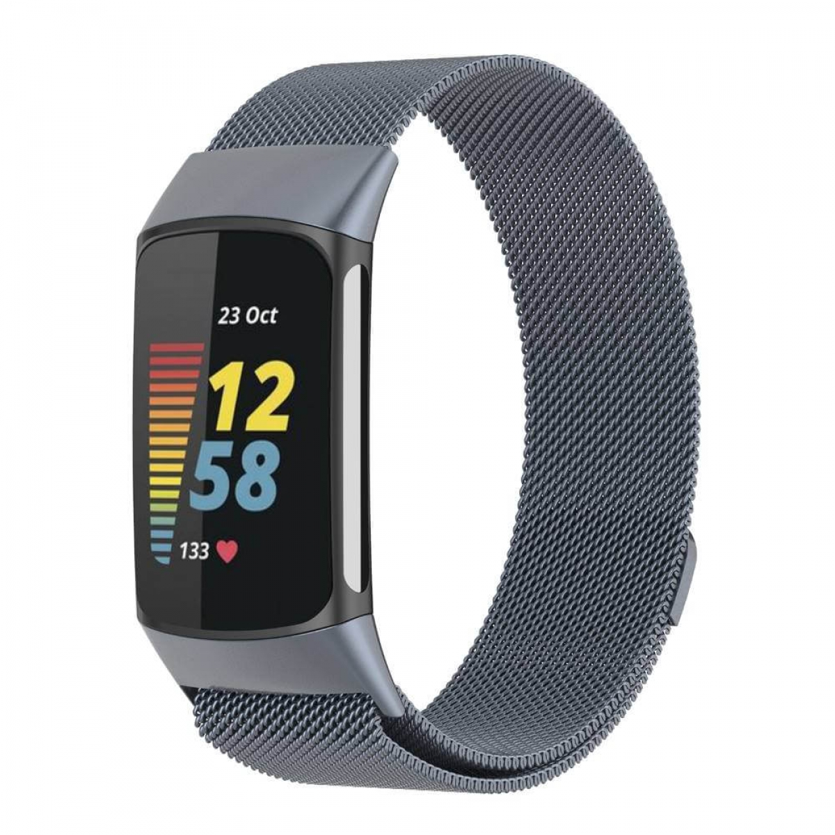Charge Fitbit, Smartband, 5, Multicolor CASEONLINE Fitbit Milanaise,