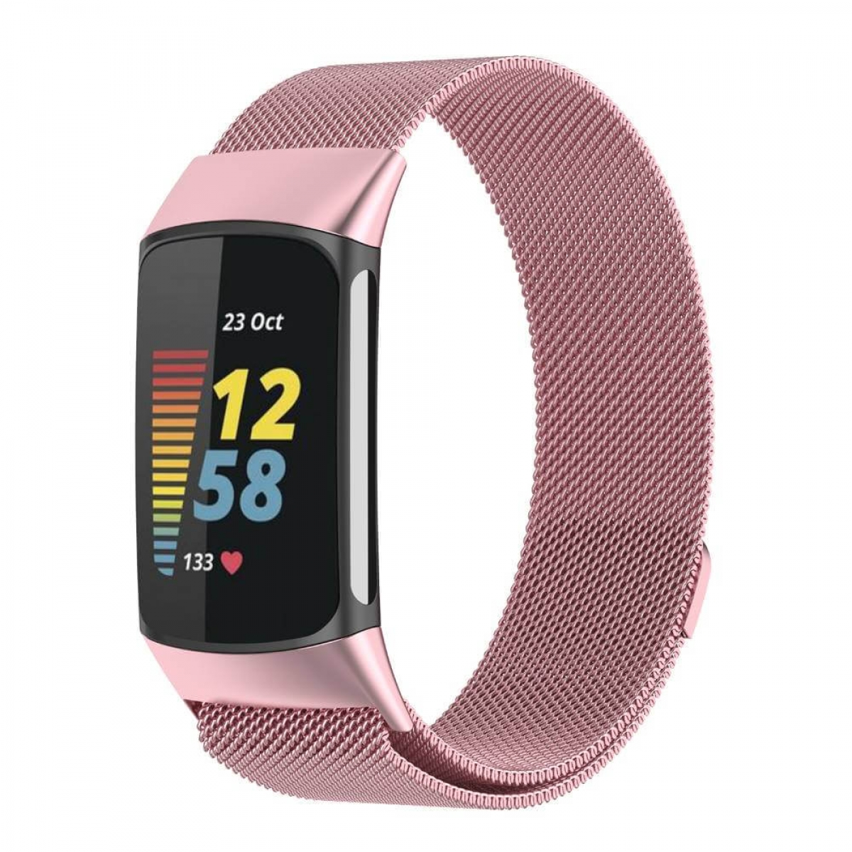 Fitbit Charge Smartband, CASEONLINE 5, Fitbit, Multicolor Milanaise,