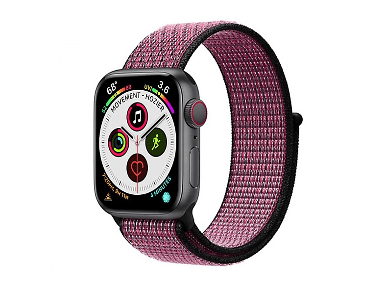 CASEONLINE Nylon, Smartband, Multicolor 5 Apple, 40mm, Watch