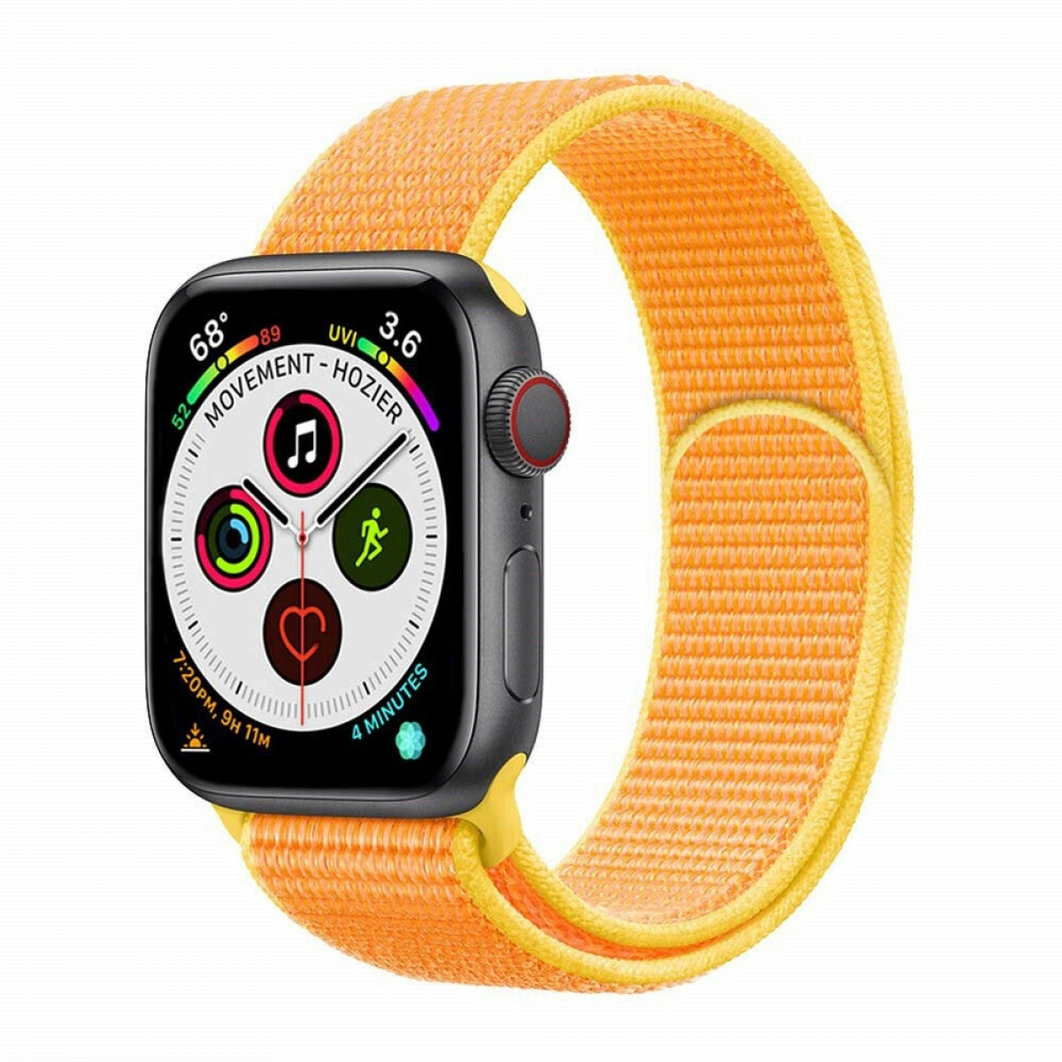 CASEONLINE 5 Multicolor Watch Smartband, 40mm, Apple, Nylon,