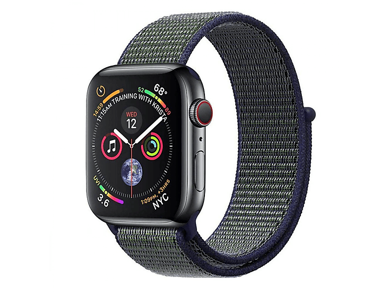 CASEONLINE Nylon, Smartband, 44mm, Multicolor Watch Apple