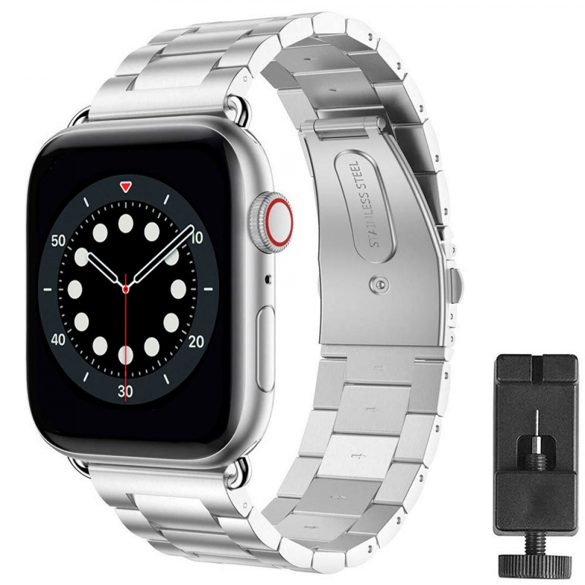 Smartband, CASEONLINE Edelstahl, Multicolor Watch 40mm, 6 Apple,