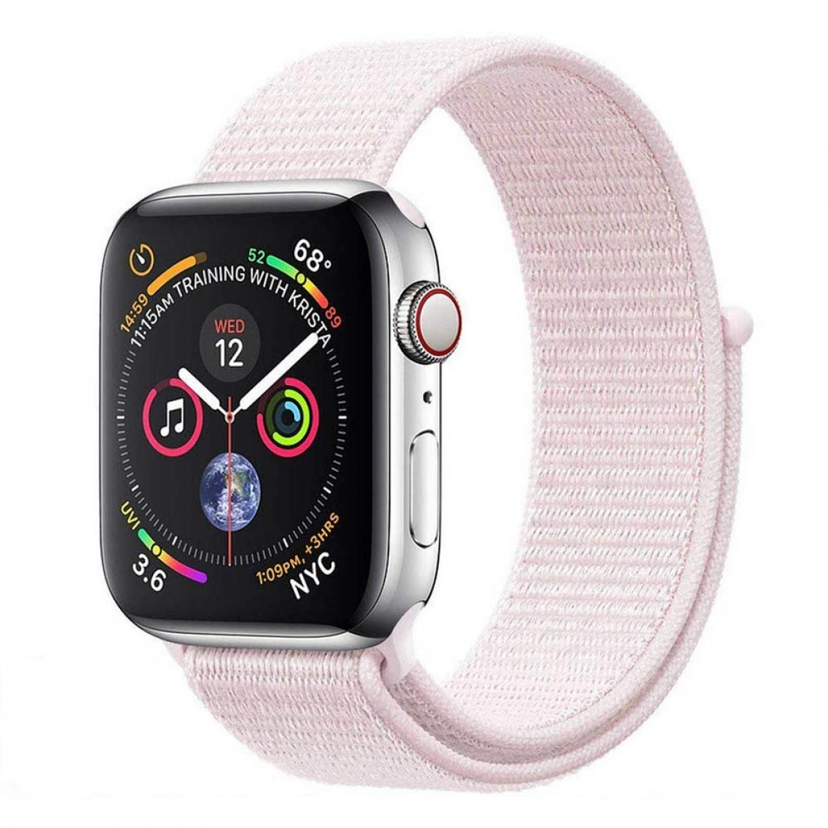 Apple, CASEONLINE Multicolor Watch Smartband, Nylon, 44mm,