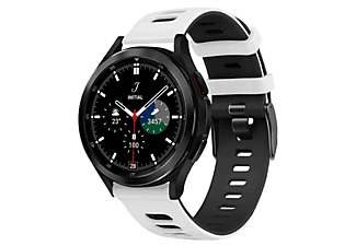 CASEONLINE Twin, Smartband, Garmin, Galaxy Watch 5 Pro (45mm), Weiß/Schwarz