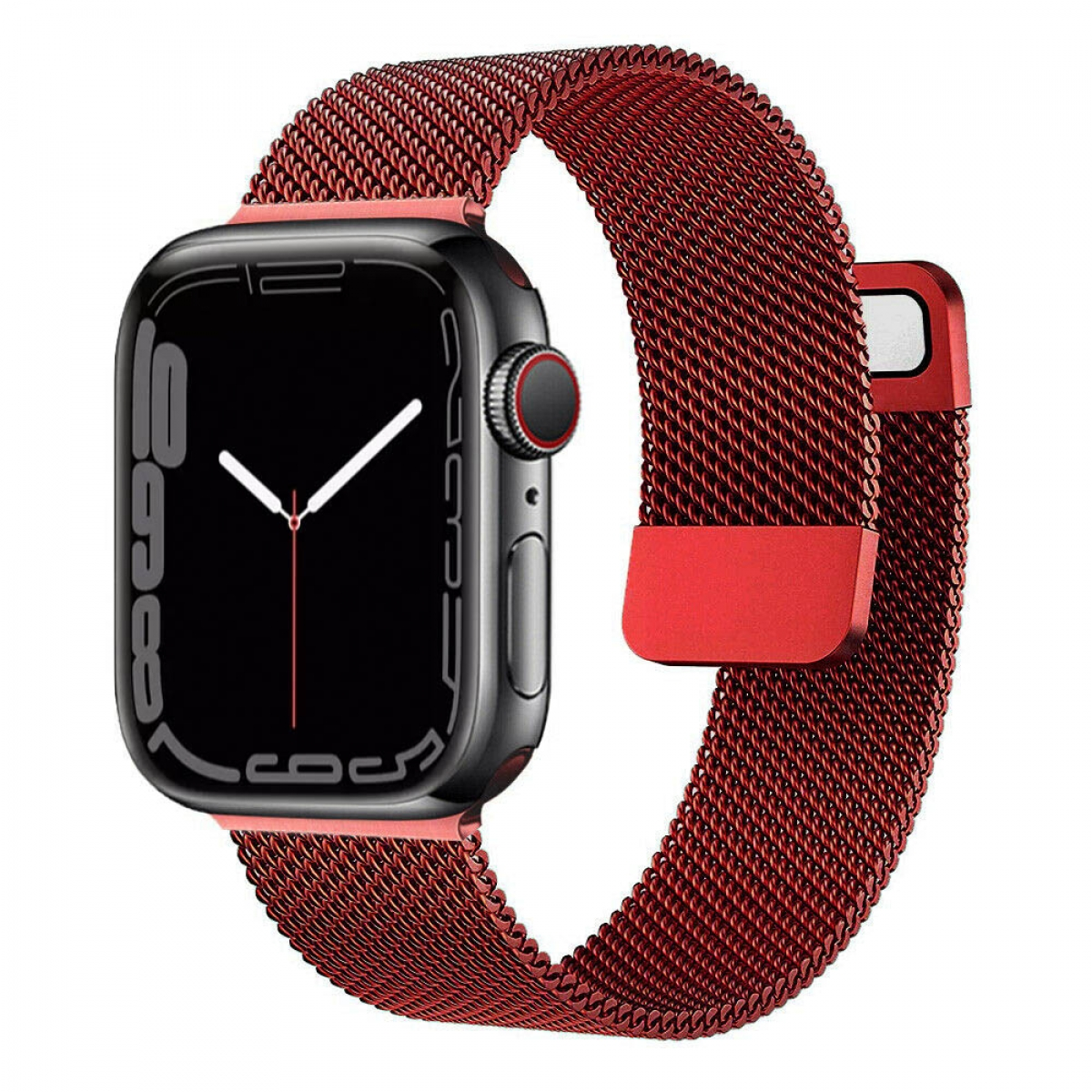 CASEONLINE Milanaise, Watch 45mm, 7 Apple, Smartband, Multicolor