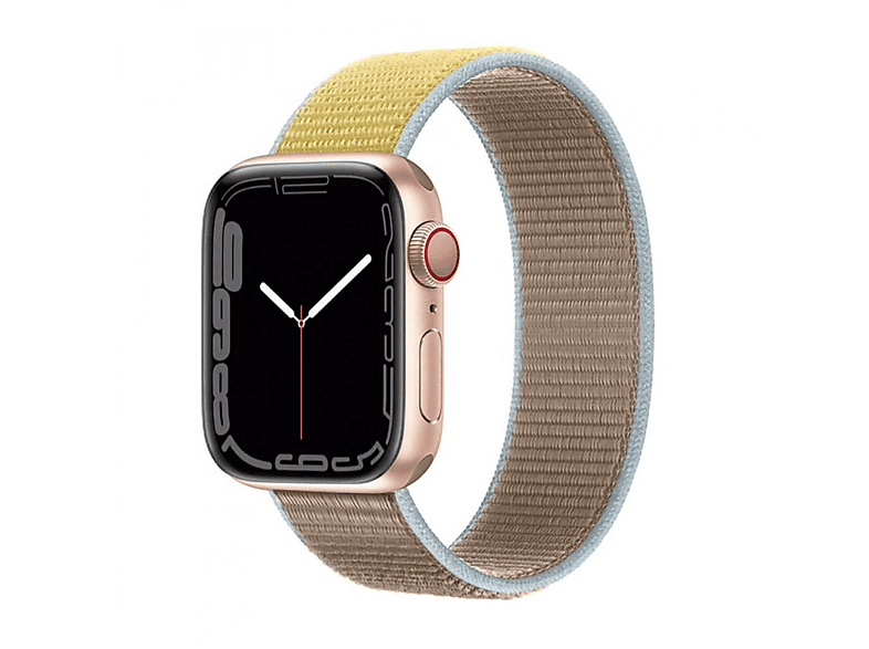 Apple, Watch CASEONLINE Nylon, 45mm, Multicolor Smartband, 7