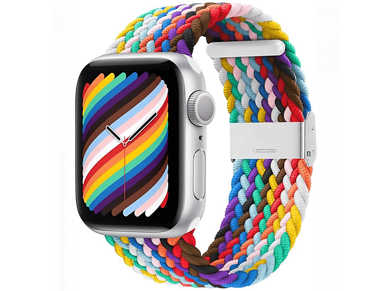 Braided, Sportarmband, Apple, Watch 6 40mm, Pride Edition