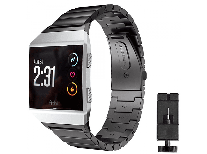 Ionic, Edelstahl, Smartband, CASEONLINE Fitbit, Fitbit Multicolor