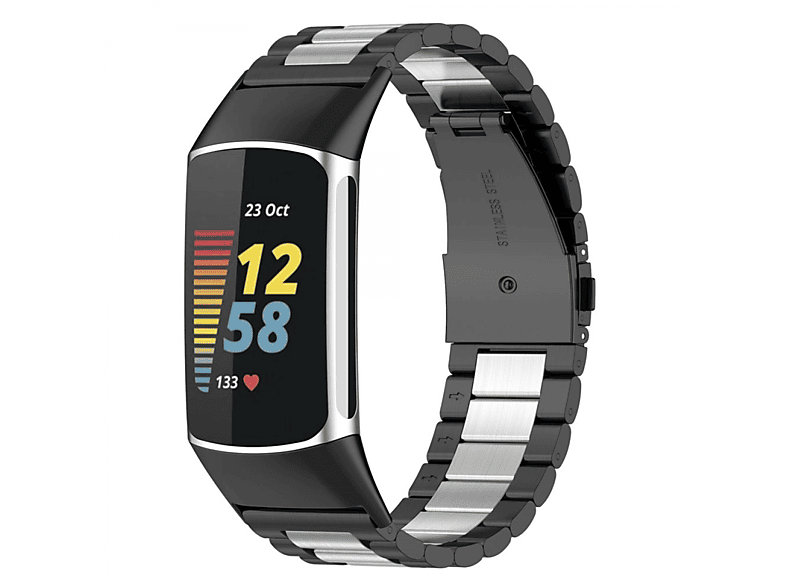 CASEONLINE Edelstahl, Smartband, Fitbit, Fitbit 5, Charge Multicolor