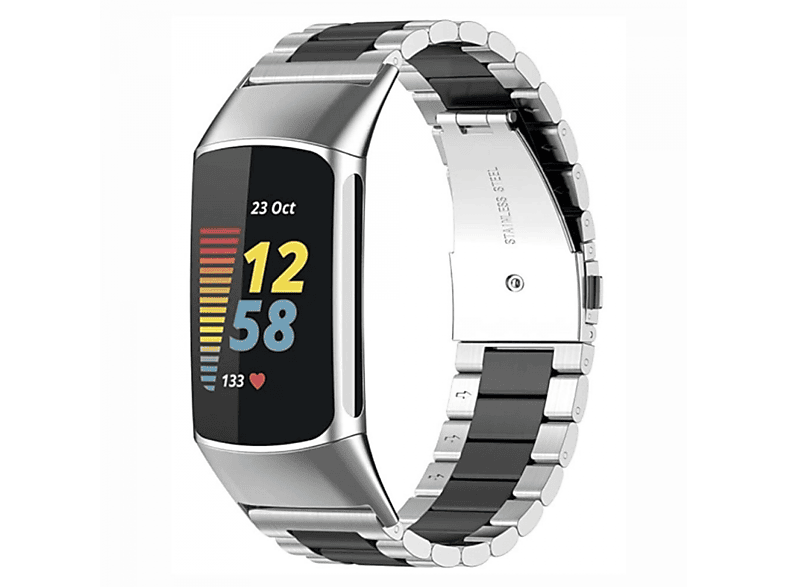 CASEONLINE Edelstahl, Smartband, Fitbit, Fitbit Charge 5, Multicolor | Smartwatch Armbänder