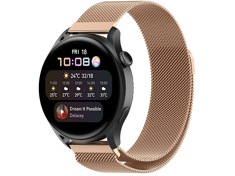 CASEONLINE Milanaise, Smartband, Huawei, Watch 3, Multicolor