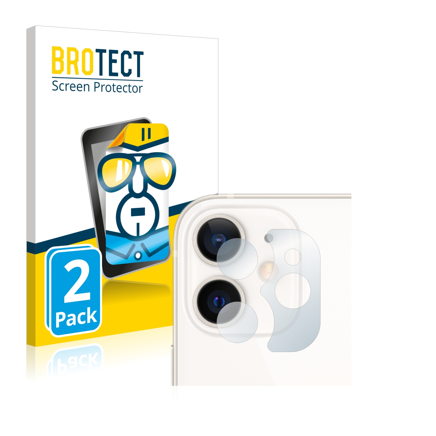 BROTECT 2x klare Schutzfolie(für Apple mini) iPhone 12
