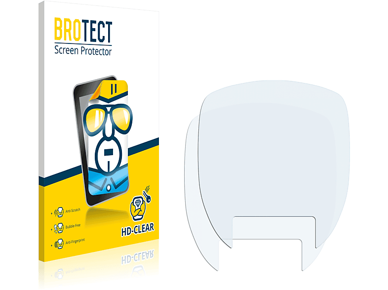 BROTECT 2x Comfort Visomat klare Schutzfolie(für 20/40)