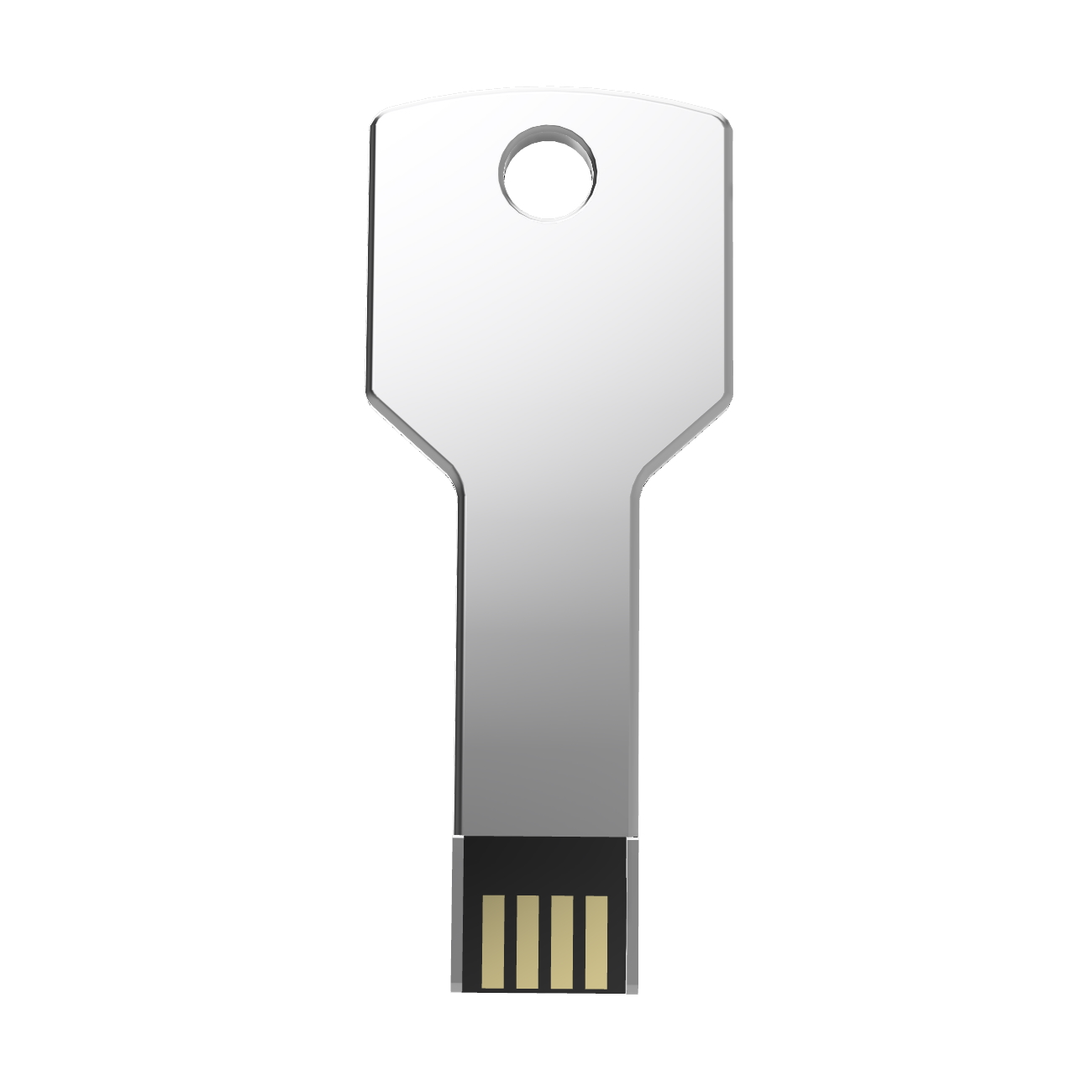 USB GERMANY Key Silber 64GB GB) (silver, 64 USB-Stick