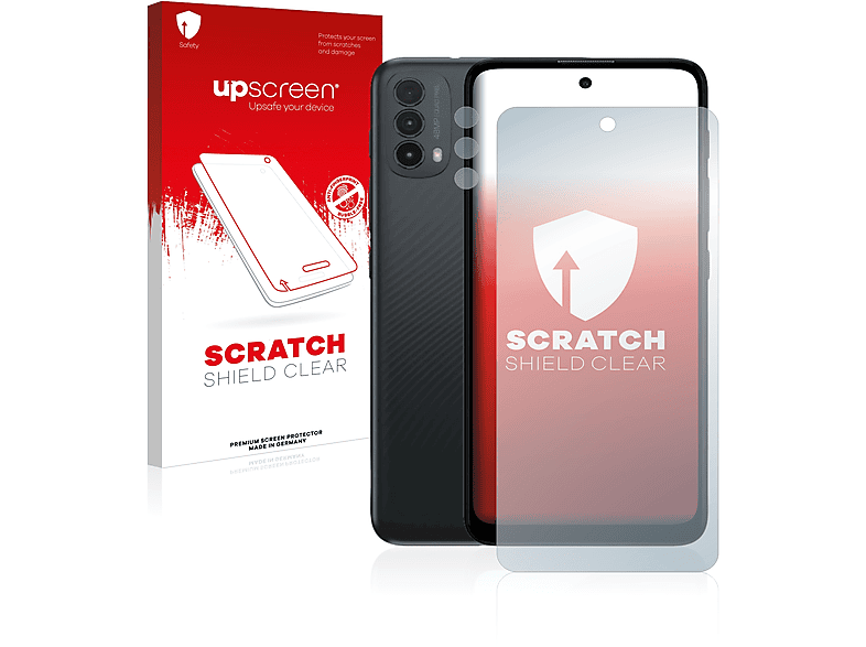 UPSCREEN Kratzschutz klare Schutzfolie(für Motorola Moto E30)
