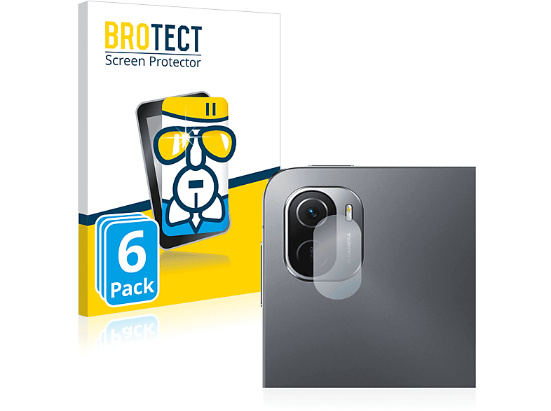 BROTECT Airglass 5) Schutzfolie(für Xiaomi 6x klare Pad Mi