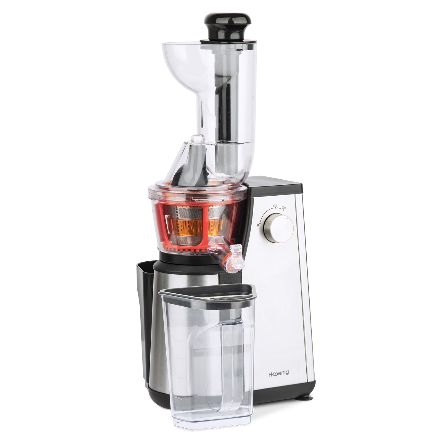 Licuadora De Prensado En Frío - GSX24 H.KOENIG, 400 W, Plata
