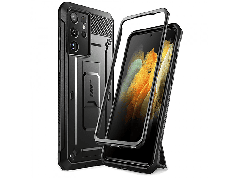 SUPCASE UB Pro, Full Cover, Samsung, Galaxy S21 Ultra, Schwarz