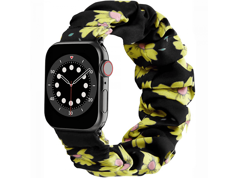 CASEONLINE Scrunchie, Smartband, Multicolor Apple, 40mm, Watch 6