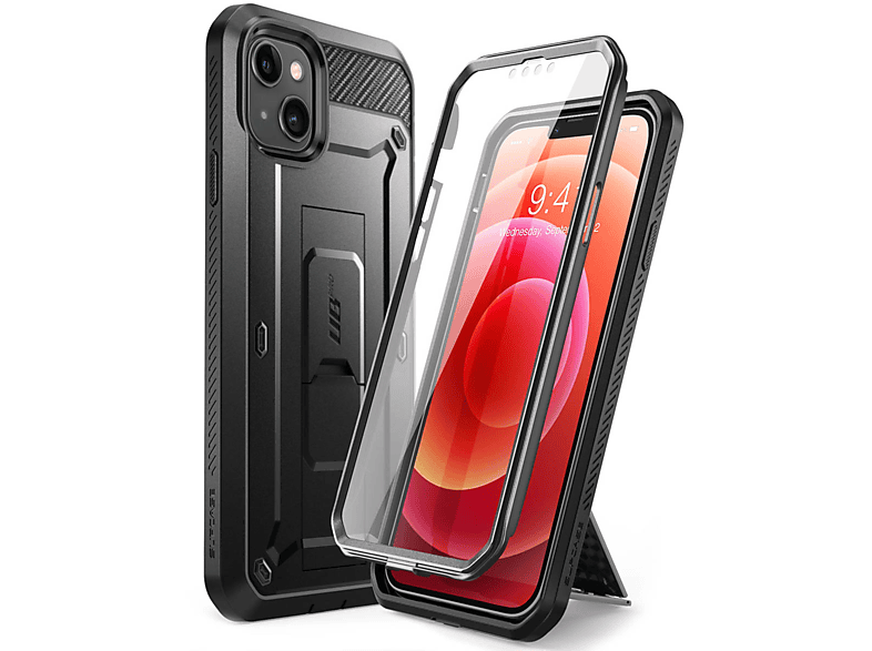 SUPCASE UB Pro, Full Cover, Schwarz iPhone Apple, 13