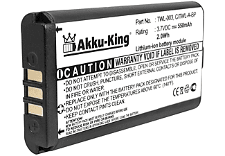 AKKU-KING Akku kompatibel mit Nintendo NTR-003 Li-Polymer Geräte-Akku, 3.7 Volt, 550mAh