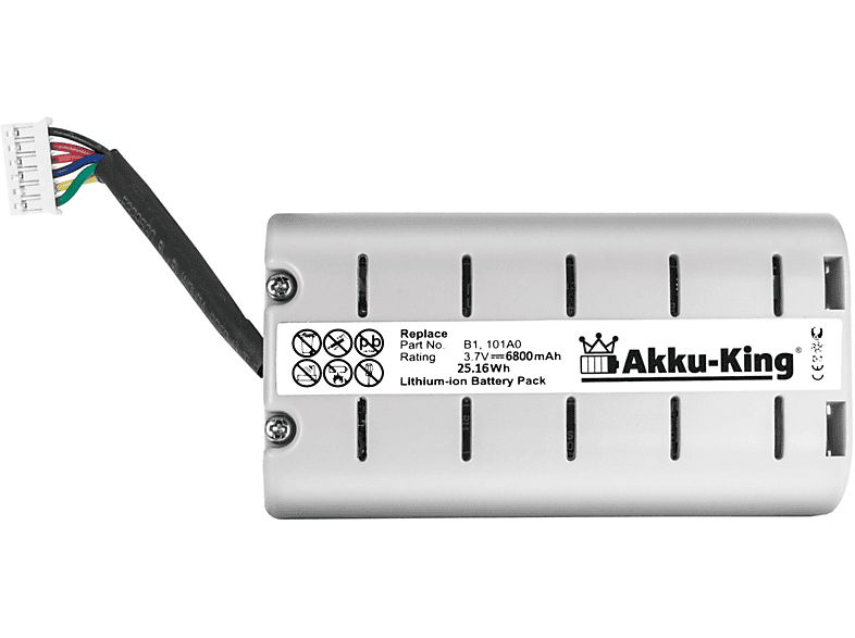 AKKU-KING Akku kompatibel Li-Ion mit Volt, 6800mAh 101A0 Pure 3.7 Geräte-Akku