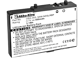 AKKU-KING Akku kompatibel mit Nintendo USG-003 Li-Ion Geräte-Akku, 3.7 Volt, 850mAh