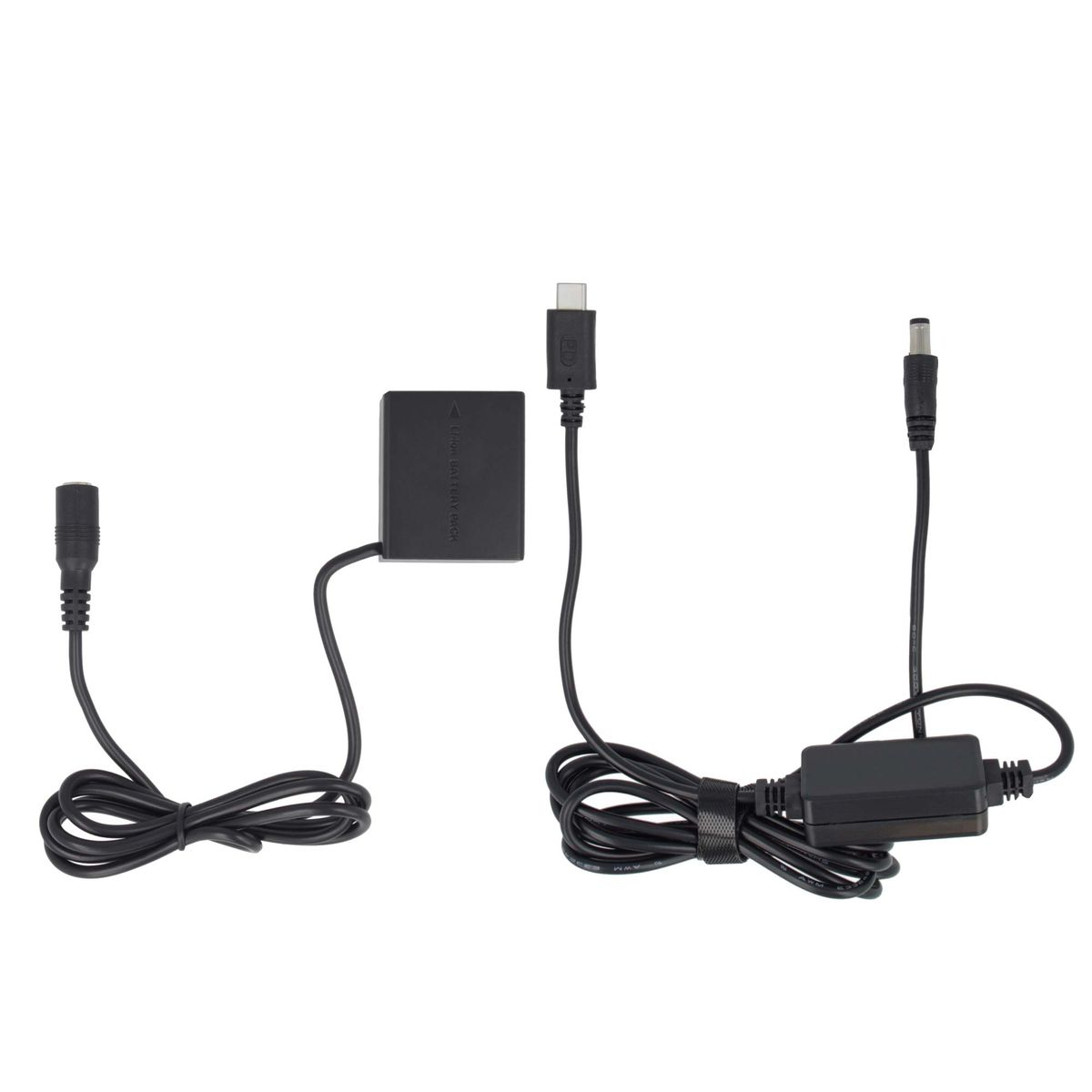 AKKU-KING USB-C mit keine DCC3 Ladegerät Panasonic, + Kuppler kompatibel Angabe Panasonic Adapter