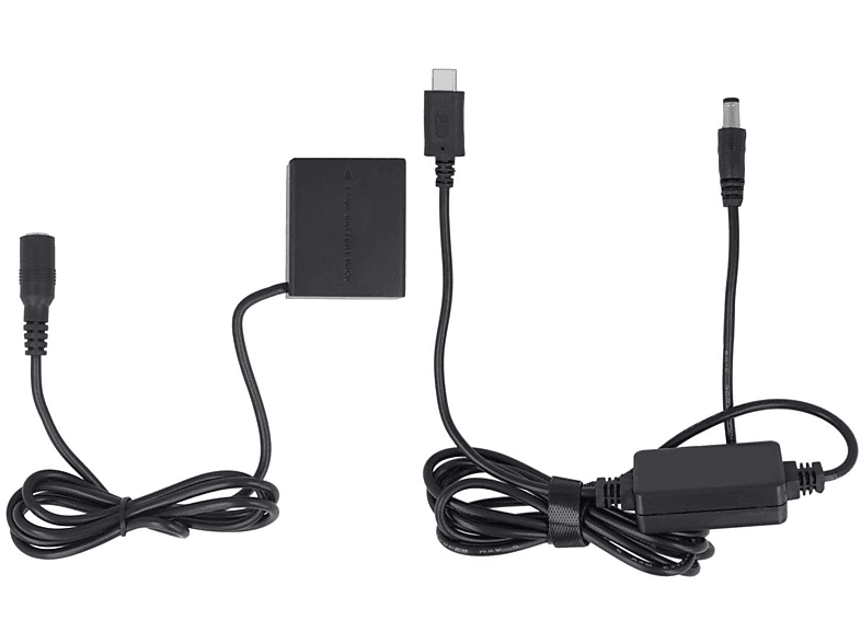 AKKU-KING USB-C Adapter + Kuppler kompatibel mit Panasonic DCC3 Ladegerät Panasonic, keine Angabe