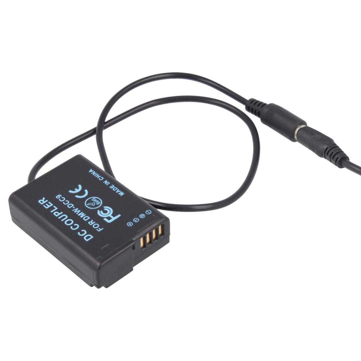 AKKU-KING USB-C Adapter DCC9 Panasonic keine kompatibel Panasonic, mit Angabe + Ladegerät Kuppler