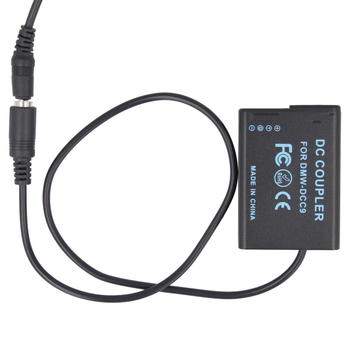 AKKU-KING USB-C Adapter + mit Ladegerät Panasonic, Kuppler kompatibel Panasonic keine Angabe DCC9