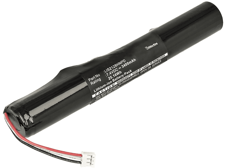 AKKU-KING Akku kompatibel mit Sony LIS2128HNPD Li-Ion Geräte-Akku, 7.4 Volt, 3400mAh