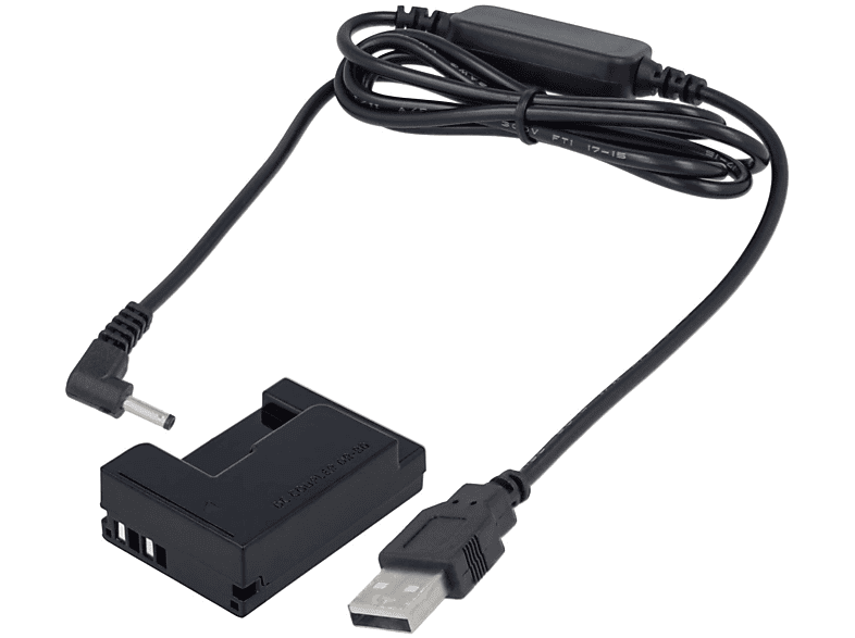AKKU-KING USB Adapter Angabe mit + kompatibel Canon, Kuppler DR-80 Canon Ladegerät keine